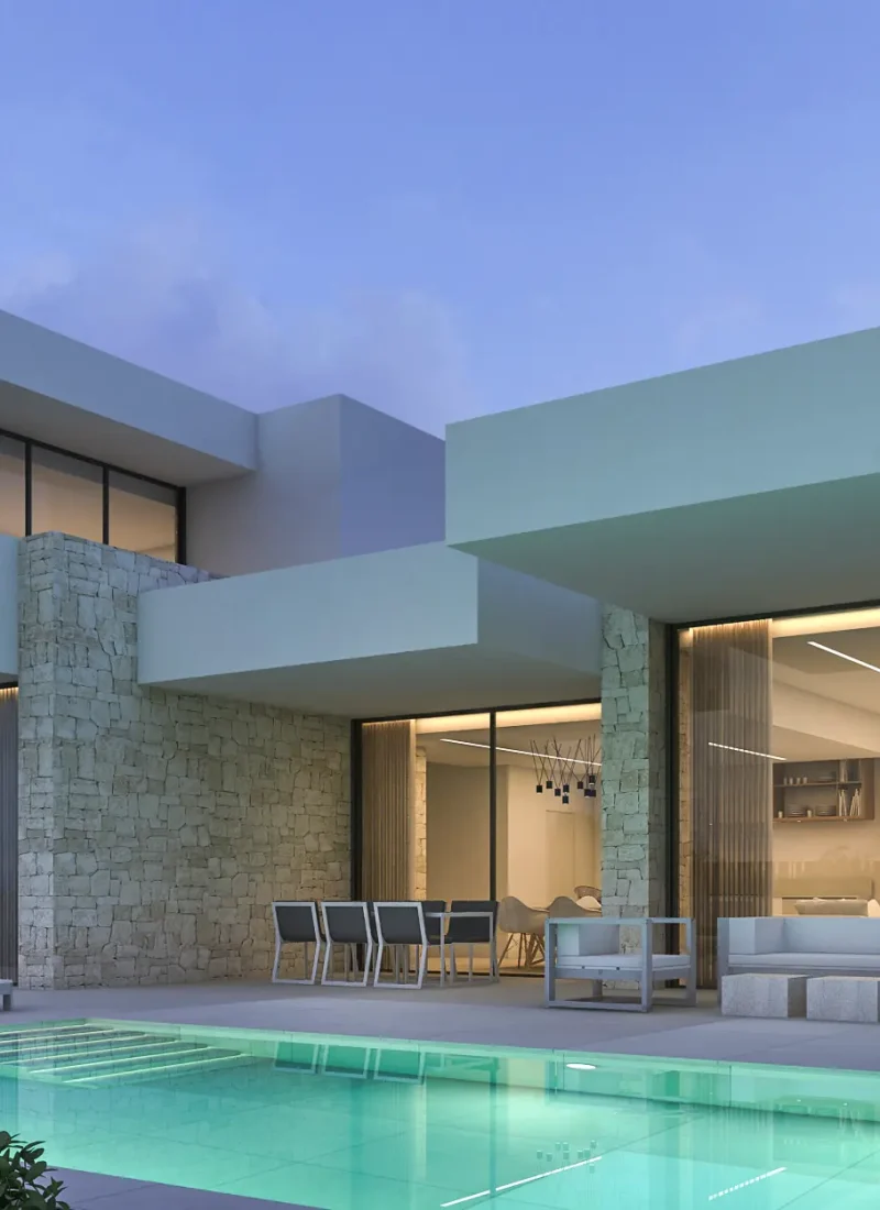 PARCELA 11 - EXTERIOR NOCHE